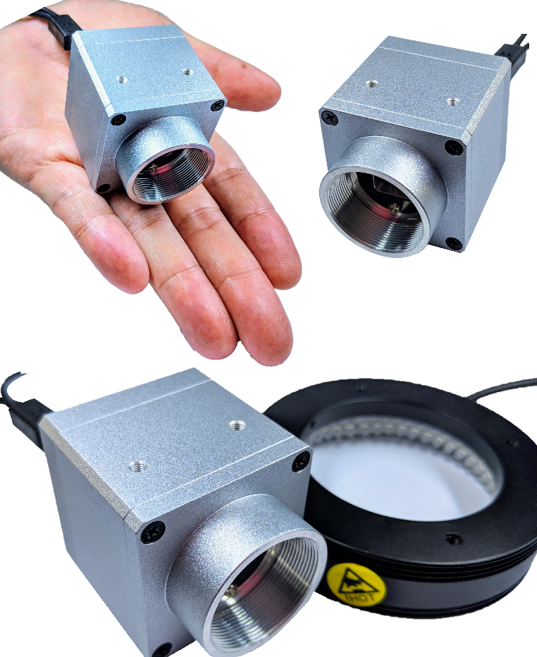 AISYS CYCLOPS U130H2攝影機-1.3M像素、同步式、灰階、內建LED燈源控制器
